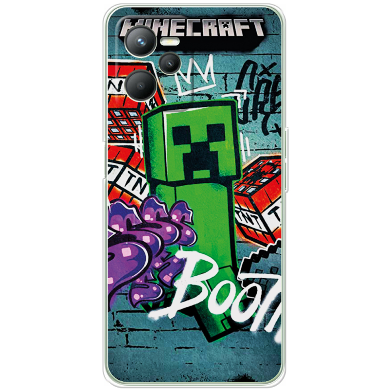 Чехол BoxFace Realme C35 Minecraft Graffiti