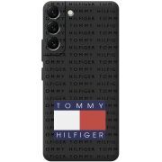 Черный чехол BoxFace Samsung Galaxy S22 Plus (S906) Tommy Print