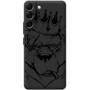 Черный чехол BoxFace Samsung Galaxy S22 Plus (S906) Bear King