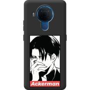 Черный чехол BoxFace Nokia 5.4 Attack On Titan - Ackerman