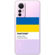 Прозрачный чехол BoxFace Xiaomi 12 Lite Pantone вільний синій