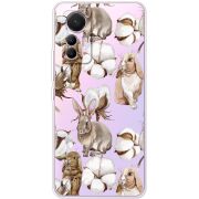 Прозрачный чехол BoxFace Xiaomi 12 Lite Cotton and Rabbits
