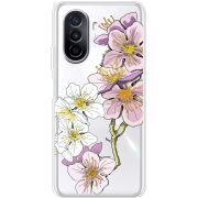 Прозрачный чехол Uprint Huawei Nova Y70 Cherry Blossom