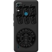 Черный чехол BoxFace Nokia C21 Plus Black Coffee