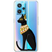 Чехол со стразами Realme 9 Pro Plus Egipet Cat
