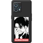 Черный чехол BoxFace Realme 9 Pro Plus Attack On Titan - Ackerman