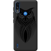 Черный чехол BoxFace Motorola E7 Power Owl