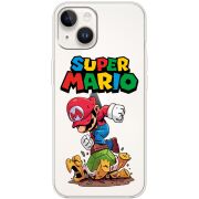 Прозрачный чехол BoxFace Apple iPhone 14 Super Mario