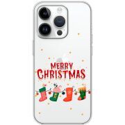 Прозрачный чехол BoxFace Apple iPhone 14 Pro Merry Christmas