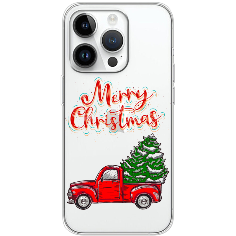 Прозрачный чехол BoxFace Apple iPhone 14 Pro Holiday Car