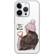 Прозрачный чехол BoxFace Apple iPhone 14 Pro love is in the air
