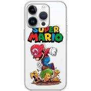 Прозрачный чехол BoxFace Apple iPhone 14 Pro Super Mario
