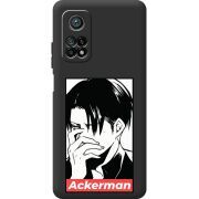Черный чехол BoxFace Xiaomi Mi 10T / Mi 10T Pro Attack On Titan - Ackerman