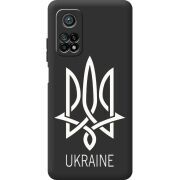 Черный чехол BoxFace Xiaomi Mi 10T / Mi 10T Pro Тризуб монограмма ukraine