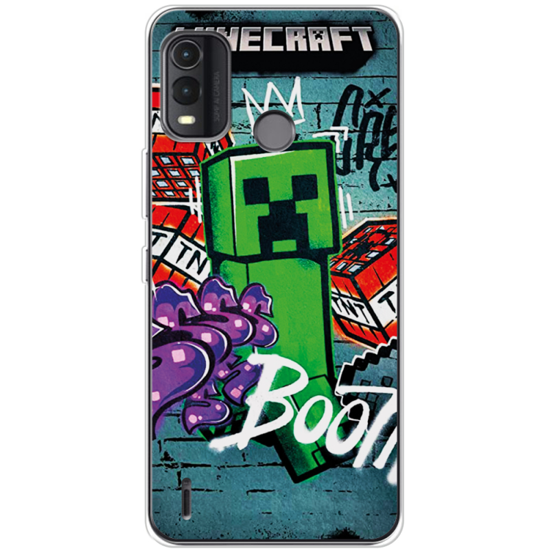Чехол BoxFace Nokia G11 Plus Minecraft Graffiti