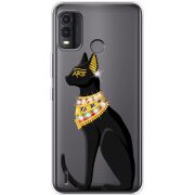 Чехол со стразами Nokia G11 Plus Egipet Cat