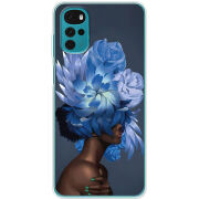 Чехол BoxFace Motorola G22 Exquisite Blue Flowers