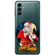 Прозрачный чехол BoxFace Samsung Galaxy A04s (A047) Cool Santa
