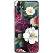 Прозрачный чехол BoxFace Samsung Galaxy A04s (A047) Floral Dark Dreams