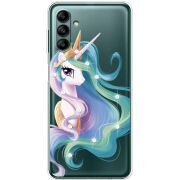 Чехол со стразами BoxFace Samsung Galaxy A04s (A047) Unicorn Queen