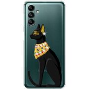 Чехол со стразами BoxFace Samsung Galaxy A04s (A047) Egipet Cat