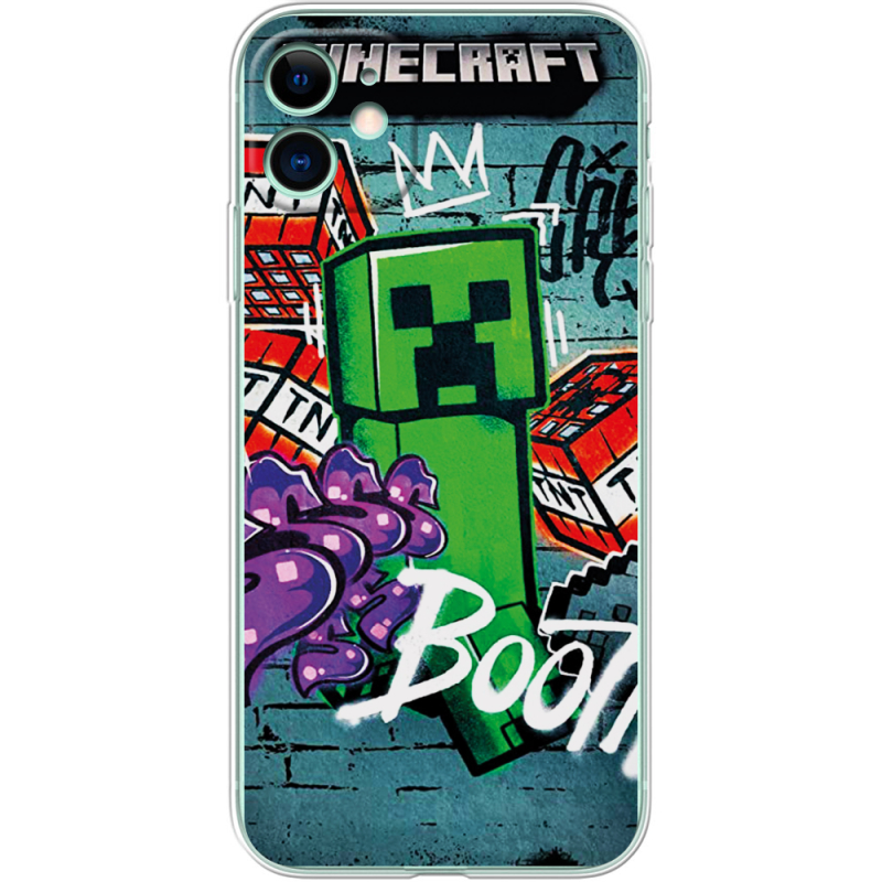 Чехол Uprint Apple iPhone 11 Minecraft Graffiti