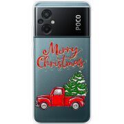 Прозрачный чехол BoxFace Xiaomi Poco M5 Holiday Car