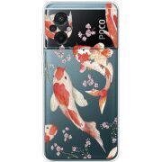 Прозрачный чехол BoxFace Xiaomi Poco M5 Japanese Koi Fish