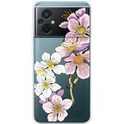 Прозрачный чехол BoxFace Xiaomi Poco M5 Cherry Blossom