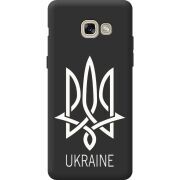 Черный чехол BoxFace Samsung A520 Galaxy A5 2017 Тризуб монограмма ukraine