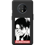 Черный чехол BoxFace OnePlus 7T Attack On Titan - Ackerman