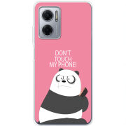 Чехол BoxFace Xiaomi Redmi Note 11E Dont Touch My Phone Panda