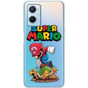 Прозрачный чехол BoxFace OPPO A96 Super Mario