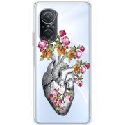 Чехол со стразами Huawei Nova 9 SE Heart