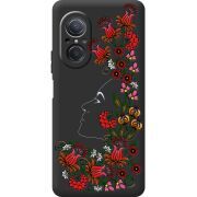 Черный чехол BoxFace Huawei Nova 9 SE 3D Ukrainian Muse