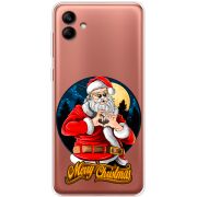 Прозрачный чехол BoxFace Samsung Galaxy A04 (A045) Cool Santa