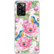 Чехол BoxFace ZTE Blade A72 Birds and Flowers