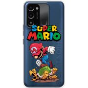 Прозрачный чехол BoxFace Tecno Spark 8C Super Mario