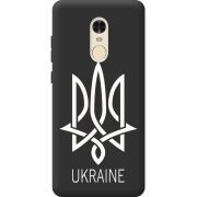 Черный чехол BoxFace Xiaomi Redmi Note 4x Тризуб монограмма ukraine