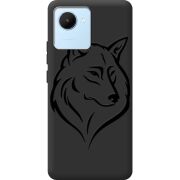 Черный чехол BoxFace Realme C30 Wolf