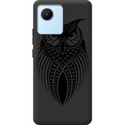 Черный чехол BoxFace Realme C30 Owl