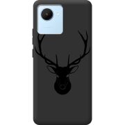 Черный чехол BoxFace Realme C30 Deer