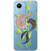 Прозрачный чехол BoxFace Realme C30s Cute Mermaid