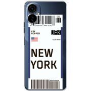 Прозрачный чехол BoxFace Tecno Camon 19 Neo Ticket New York