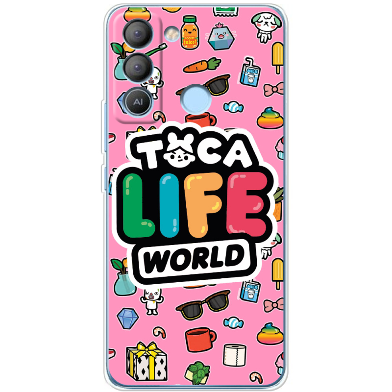 Чехол BoxFace Tecno POP 5 LTE Toca Boca Life World