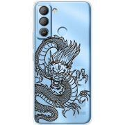 Прозрачный чехол BoxFace Tecno POP 5 LTE Chinese Dragon
