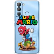 Прозрачный чехол BoxFace Tecno POP 5 LTE Super Mario