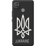 Черный чехол BoxFace Tecno POP 4 LTE Тризуб монограмма ukraine