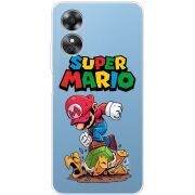Прозрачный чехол BoxFace OPPO A17 Super Mario