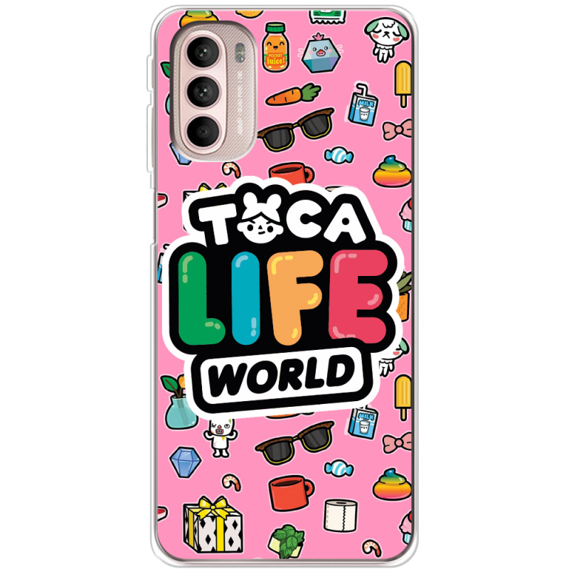 Чехол BoxFace Motorola G41 Toca Boca Life World
